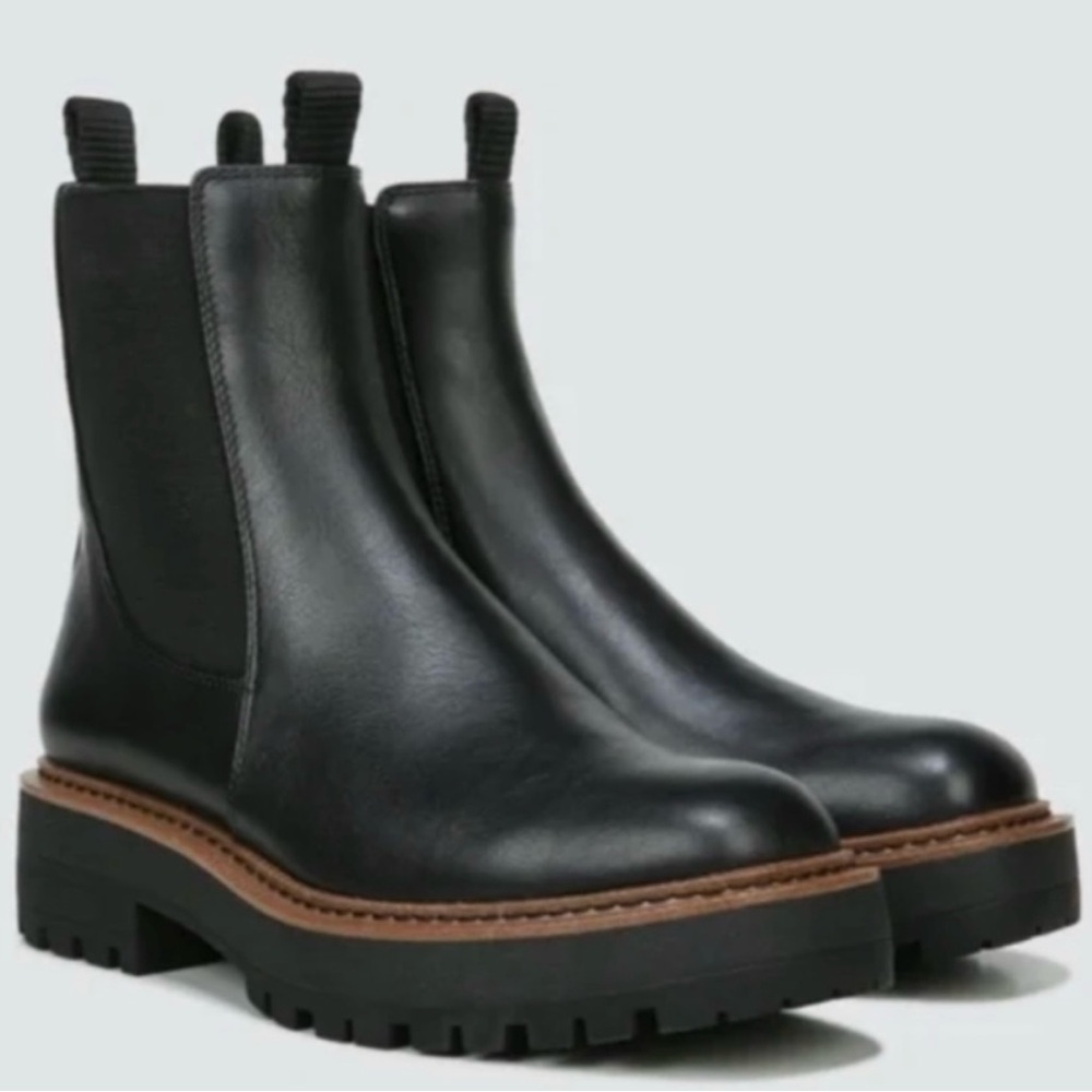 Sam Edelman Laguna Chelsea Leather Boots Size 7